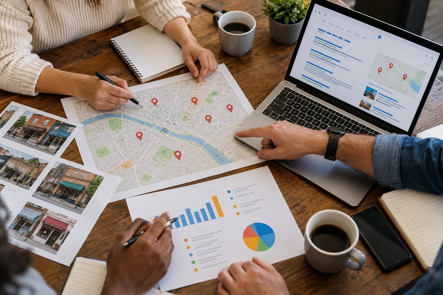 Local search map and service-area notes for a Patna business