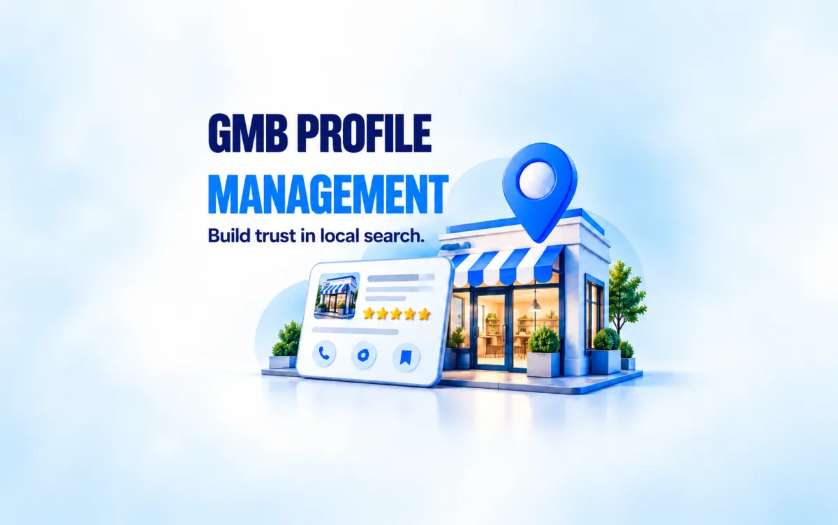 Google Business Profile management service infographic