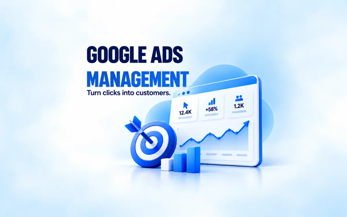 Google Ads management service infographic