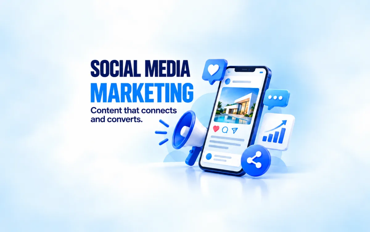 Social media marketing service infographic